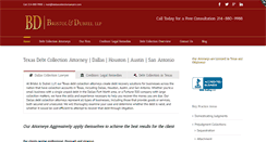 Desktop Screenshot of dallascollectionlawyers.com