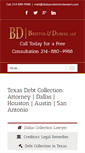 Mobile Screenshot of dallascollectionlawyers.com